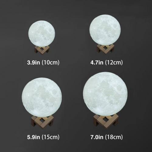 Custom Photo Engraved Moon Lamp(12cm)