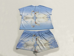 Women's Short Pajama Set(ModelSets01)